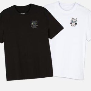 Pack de 2 camisetas como entrenar a tu dragón